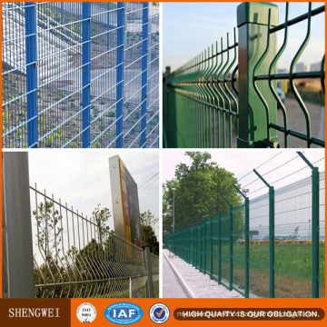 3 Folds PVC Coated Safety Welded Wire Mesh Fence Panel